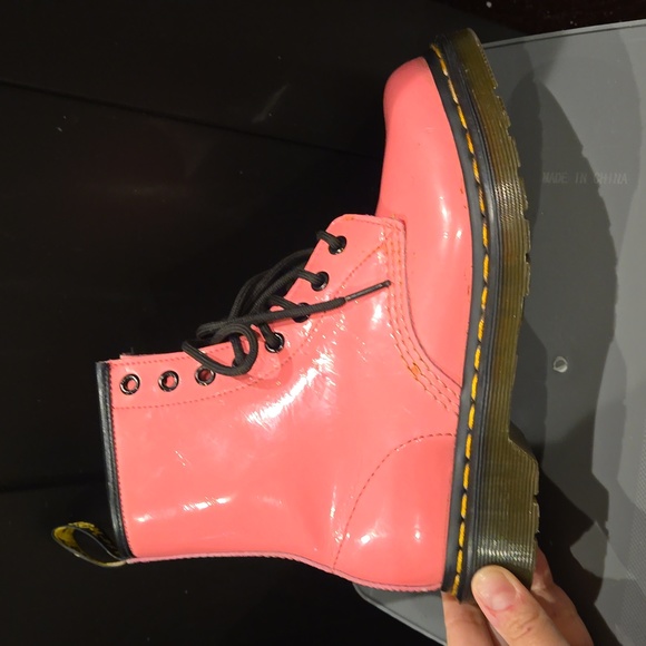 Doc Martens Boots- rare color! Melon pink - Picture 10 of 17